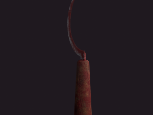 Bloody sickle 3D Model