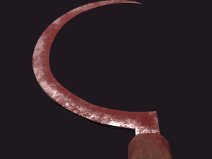 Bloody sickle 3D Model