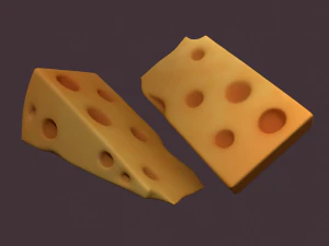 Geperforeerde kaas 3D Model