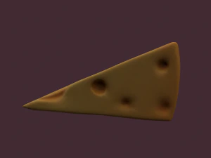 Holed cheese 3D Model