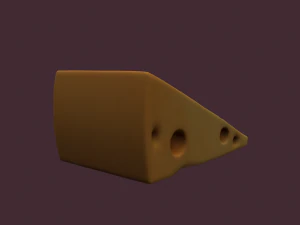 Holed cheese 3D Model