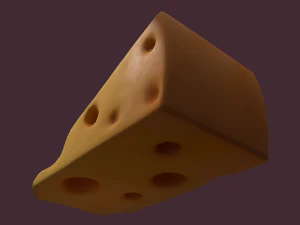Holed cheese 3D Model
