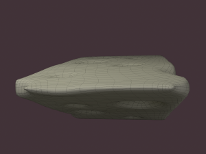 Holed cheese 3D-Modell