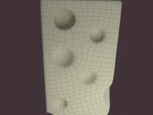 Holed cheese 3D Model