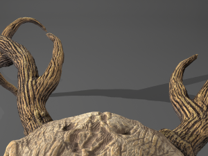 Stag skull Modelo 3D