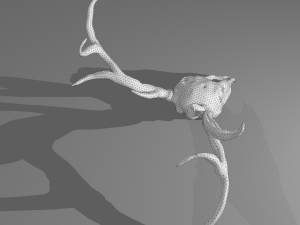Stag skull Modelo 3D