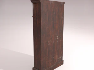 old dusty bookshelf 3D Model