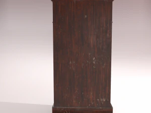 old dusty bookshelf 3D Model
