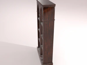 old dusty bookshelf 3D Model