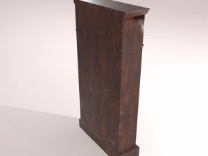 old dusty bookshelf 3D Model