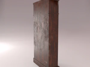 old dusty bookshelf 3D Model