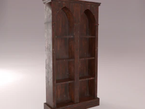 old dusty bookshelf 3D Model