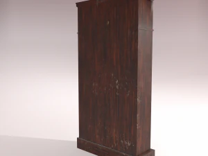 old dusty bookshelf 3D Model
