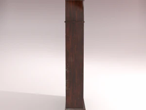 old dusty bookshelf 3D Model