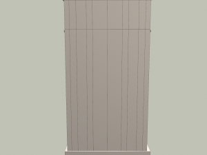 old dusty bookshelf Modelo 3D