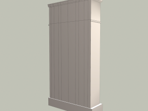 old dusty bookshelf Modelo 3D