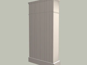 old dusty bookshelf 3D Model