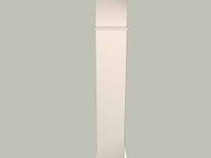 old dusty bookshelf Modelo 3D