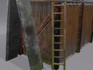 Medieval shower 3D Модель