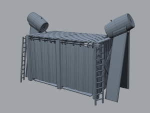 Medieval shower 3D Модель