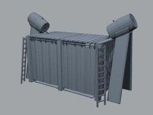 Medieval shower 3D Model