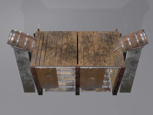 Medieval shower 3D Model