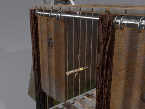 Medieval shower 3D Model