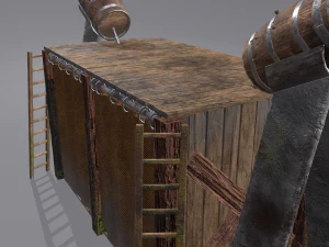 Medieval shower 3D Model