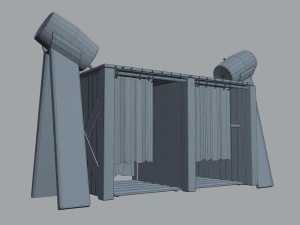 Medieval shower 3D Model