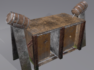 Medieval shower 3D Модель