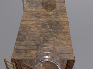 Medieval shower 3D Модель