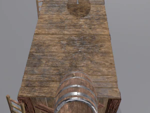 Medieval shower 3D Model