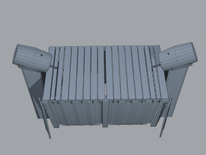 Medieval shower 3D Модель