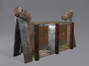Medieval shower 3D Модель