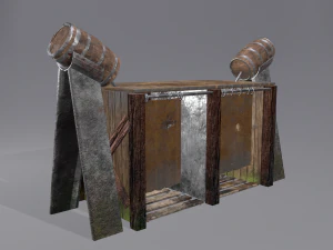 Medieval shower 3D Model
