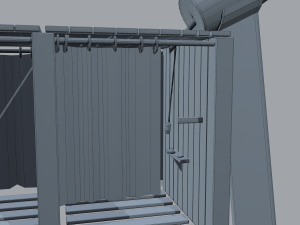 Medieval shower 3D Модель