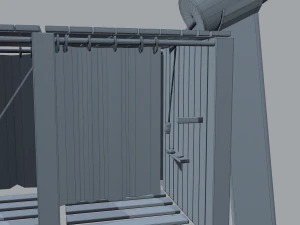 Medieval shower 3D Model