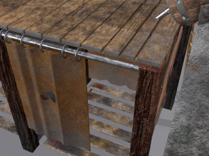 Medieval shower 3D Модель