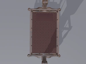 Antique medieval cradle 3D Model