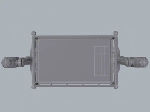 Antique medieval cradle 3D Model