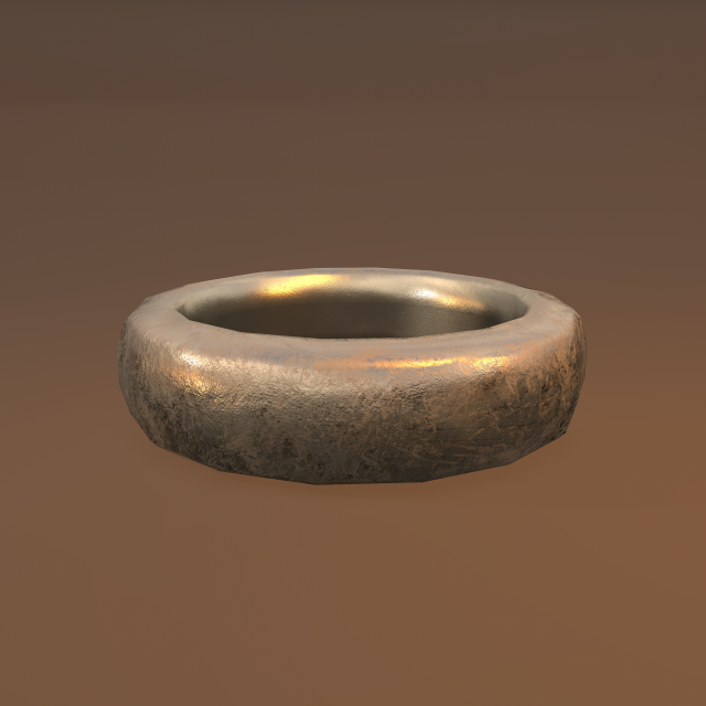 gold band ring 3D मॉडल .c4d .max .obj .3ds .fbx .stl .blend 