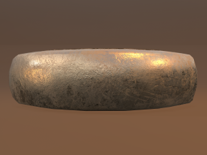 gold band ring 3D मॉडल