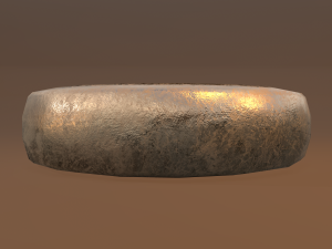 gold band ring 3D मॉडल