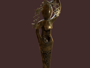 pagan statues set 3D Модель
