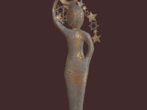pagan statues set 3D Model