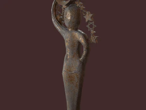 pagan statues set 3D Model