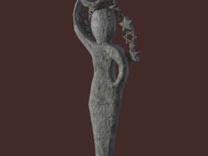 pagan statues set 3D Модель