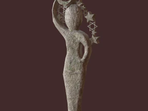 pagan statues set 3D Model