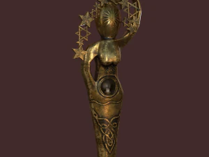 pagan statues set 3D Model
