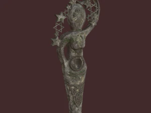 pagan statues set 3D Model